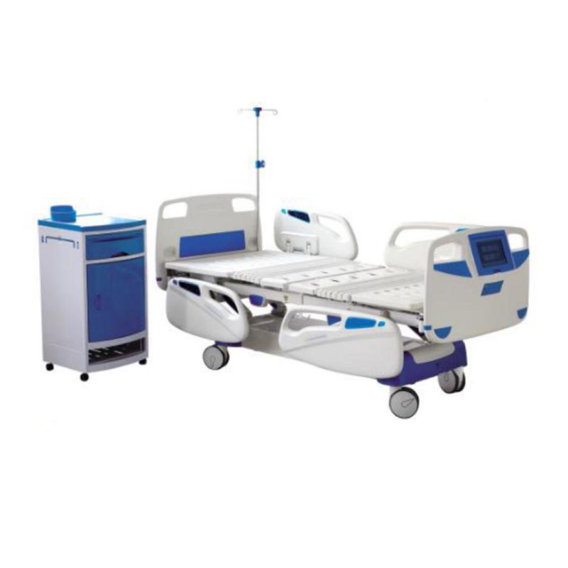 Electric Hospital Bed with Foot Panel Touch Keypad