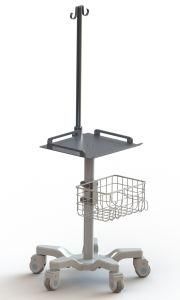 High-End ECG / Ventilator Trolley with Infusion Stand
