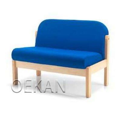 Oekan Hospital Use Furniture Op Quality Medical Rest Leisure Leather Sleeper Sofa Handmade Customized Lobby Sofa for Hospital Use