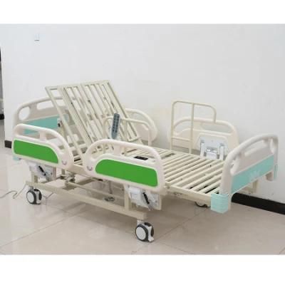Luxury Metal Multifunction Folding Medical Furniture Adjustable Electric ICU Nursing Hospital Bed