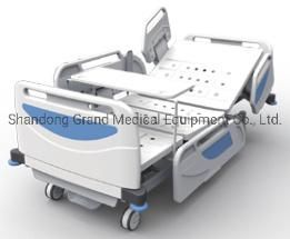 Hospital Equipment Medical Manual Patient Double Shake Two Function Nuring Bed