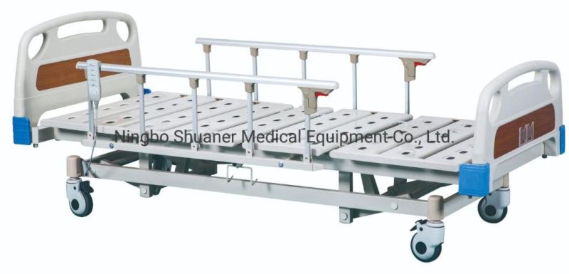 Electric Hospital Bed Shuaner Medical Five Function Electric Intensive Care Hospital Patient Bed