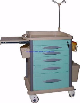 Hospital Medical Cart with Drawers