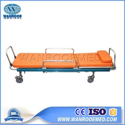 Ea-2c Hospital Adjustable Aluminum Alloy Folding Emergency Ambulance Stretcher
