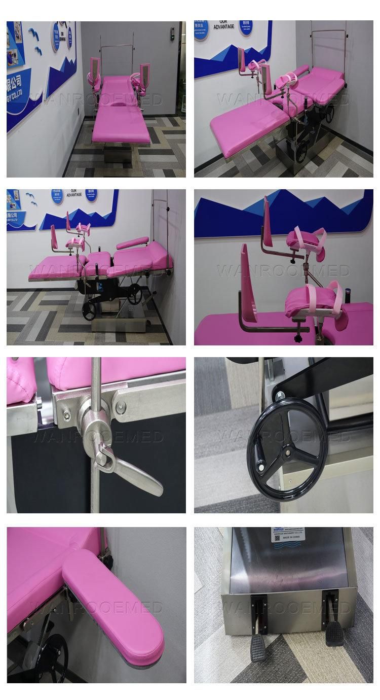 a-2003/2003A Surgical Equipment Manual Hydraulic Gynecology Examination Obstetric Delivery Table