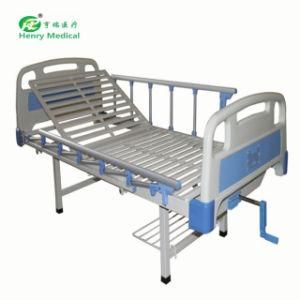 Manual One Function Bed Single Crank Hospital Bed with Shelf (HR-612)