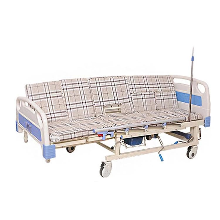 Multi-Function Home Care Manual Medical Nursing Bed for Paralysis Patient