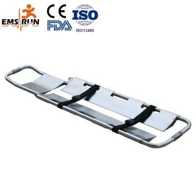 Ambulance Automatic Loading Aluminum Folding Scoop Stretcher