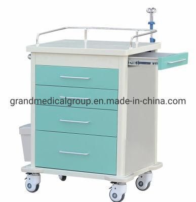 Cheap Mobile ABS Drugs Hospital Medical Emergency Medicine Trolley