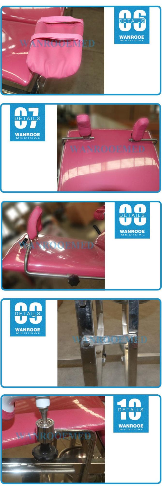 a-2004A Adjustable Electric Delivery Childbirth Gynaecology Obstetric Bed
