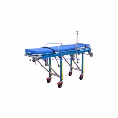 Hospital Multi-Level Ambulance Stretcher with Brake