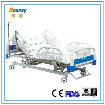 CE FDA ISO Marked ICU Bed Four Functions Hospital Bed
