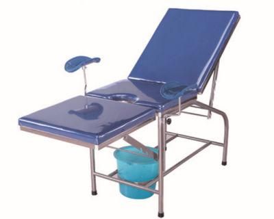 Ordinary Stainless Steel Simple Medical Obstetric Bed