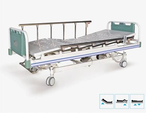 Good Price Medical Three-Function Electric Adjustable Nursing Patient Bed for Hospital