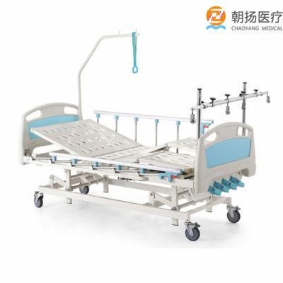 New 5 Function Manual Medical Hospital Patient Orthopedic Traction Bed Cy-A107A