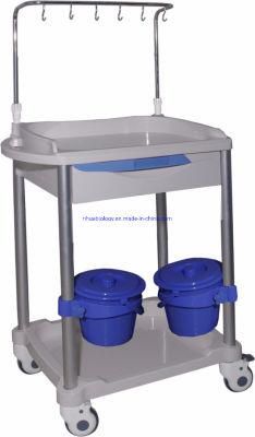 New Design Hospital Crash Cart Medical Dressing Infusion Trolley Price