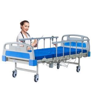 Electric ICU Hospital Adjustable Medical Movable Patient Bed with Mattress