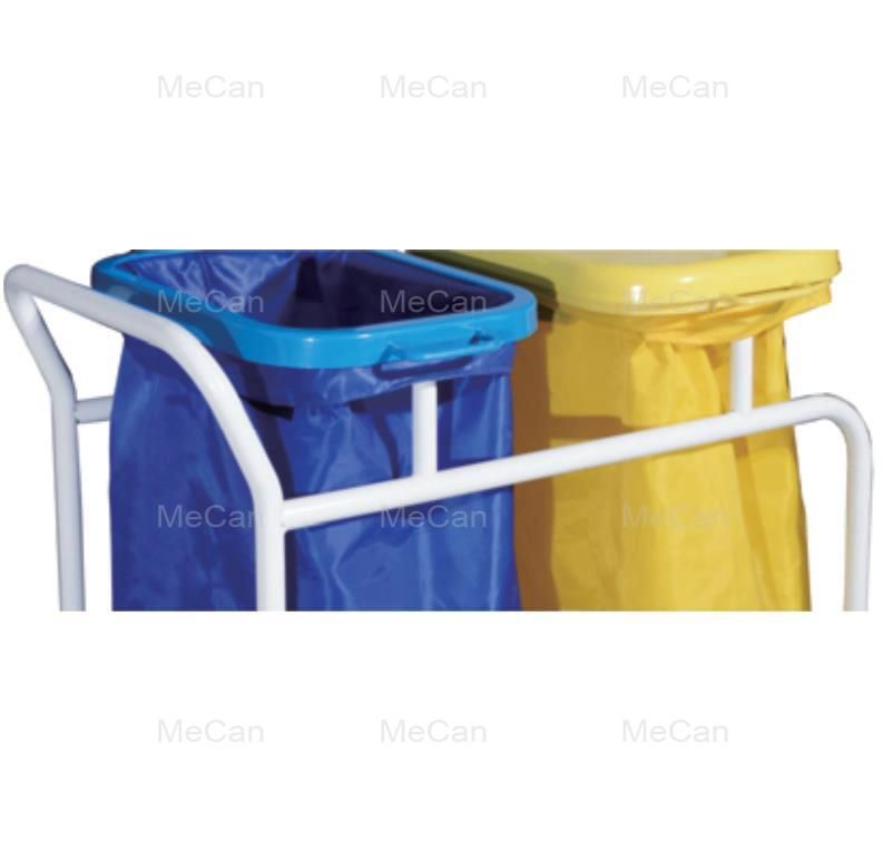 Cheap Price Foldable Linen Dirt Cart Waste Collecting Trolley