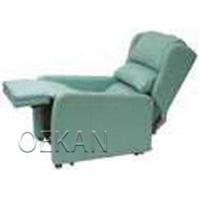 Hospital Patient Leather Electric Control Folding Accompany Sleep Recliner Sofa Chair for Clinic Treatment Room