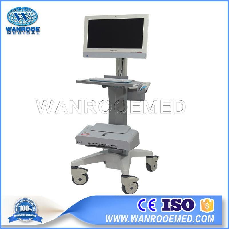 Bwt-001A Medical Equipment Mobile Trolley All-in-One Computer Nursing Workstation Cart Ready for Shipment