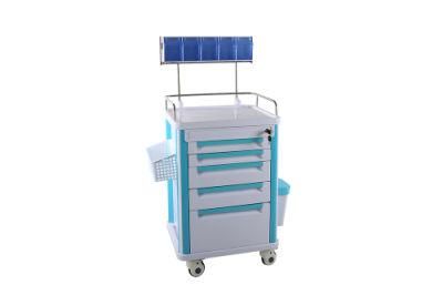 Anesthesia Trolley Cart ABS Trollery Mst-At625 with Single Bin Container