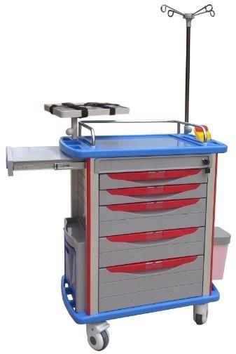 ABS Medical Emergency Cart Crash Cart Medical Cart Hospital Cart Dressing Cart