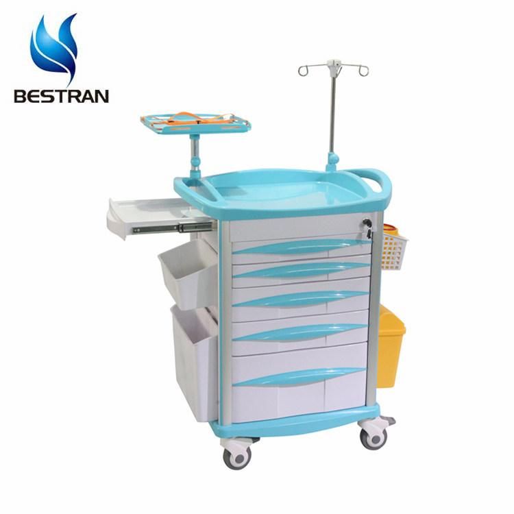 Bt-Ey22 Hospital Medical Surgical Equipment Emergency Trolley Crash Cart