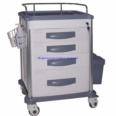 Medical Beautiful Plastic Trolley for Hospital Drug