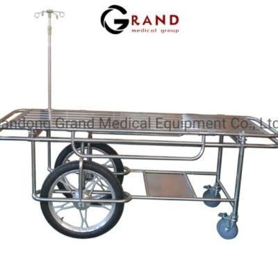 Medical Stainless Steel for Hospital Operating Room Instrument Trolley with 4 Wheels