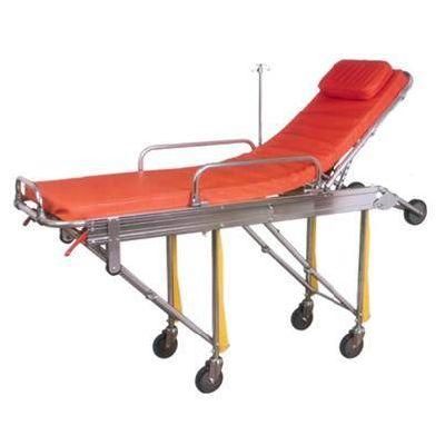 (MS-S340) Ambulance Medical Stainless Steel Stretcher Patient Transport Trolley