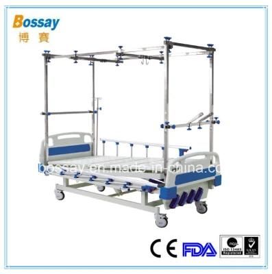 Traction Manual Bed 4 Hand Cranks Hospital Bed