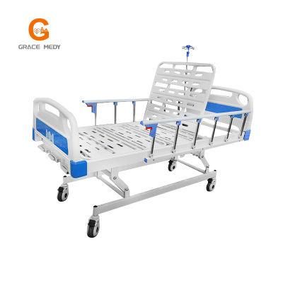Medical Equipment Three Functions Adjustable 3 Crank ICU Nursing Medical Hospital Bed Hospital Furniture