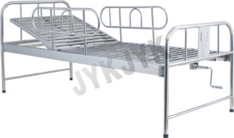 Coated Steel One-Function Manual Bed Hospital Bed
