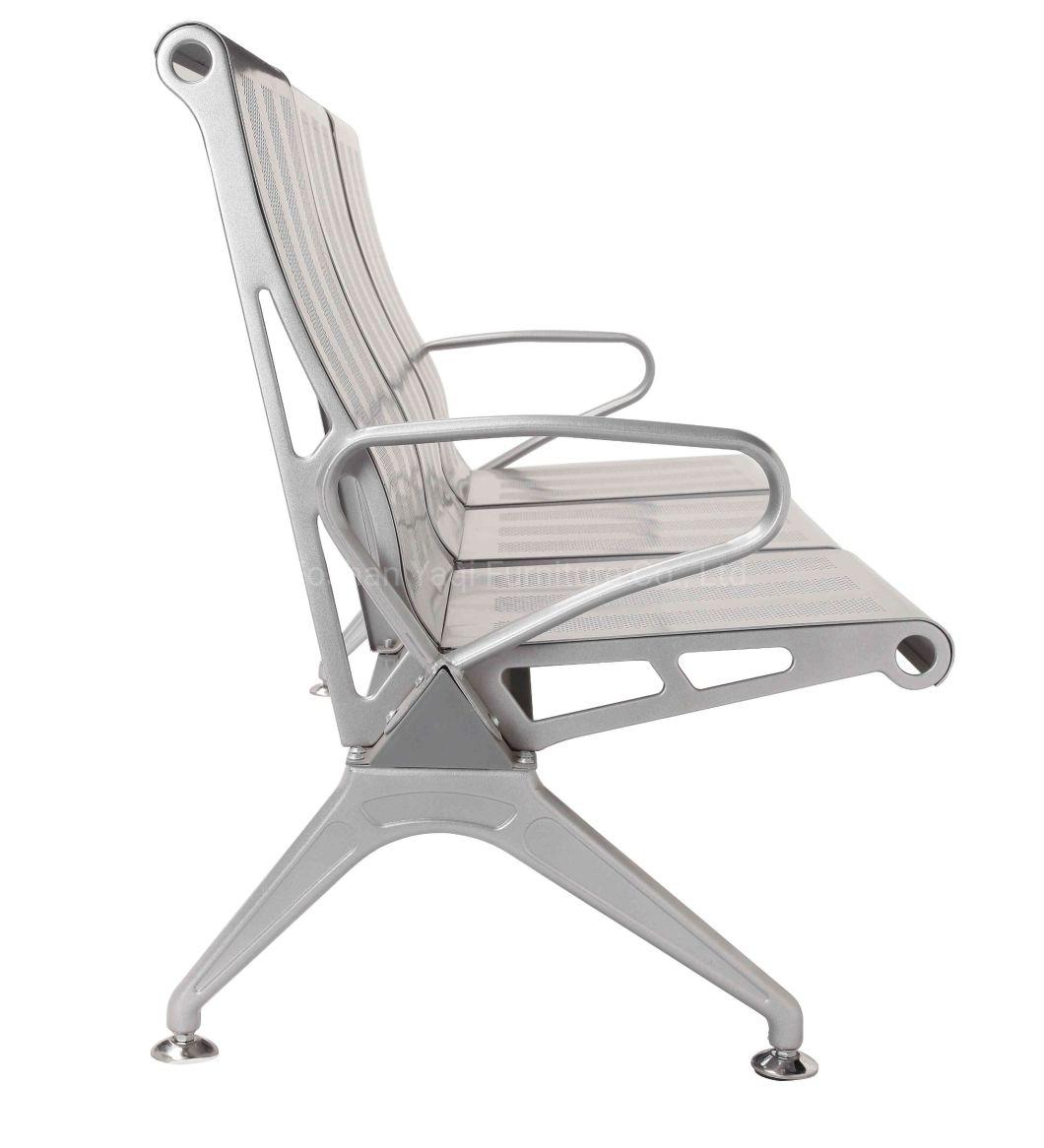 Hospital Metal Waiting Chair Airport Bench Chair Bank Seating (YA-J108)