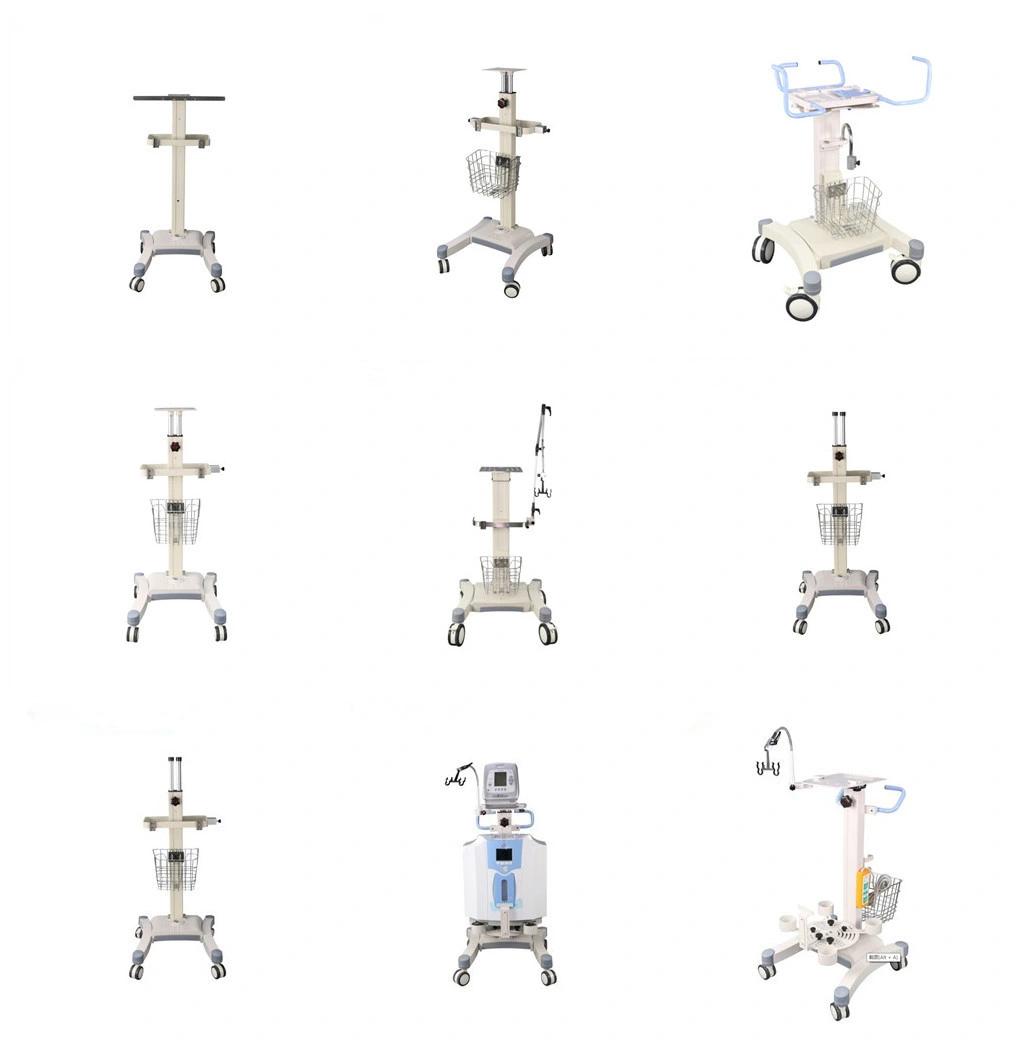 Veterinary Hospital Furniture Mobile Portable Trolley Medical Cart Trolley with Wheels