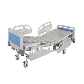 Full Electric Advanced Medical Multifunction Hospital ICU Nursing Bed Luxury Metal Multifunction Folding Medical Bed Adjustable Electric ICU Nursing Bed