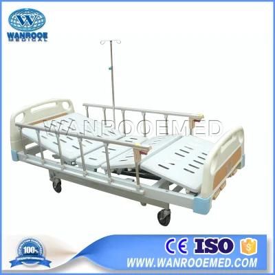 Bam302 Manual Adjustable Hospital Furniture Medical ICU Patient Bed