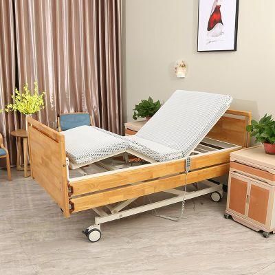 Hospital Furniture Multi-Function Five-Function Electric Nursing Home Hospital Bed Elderly Patient Home Care Bed