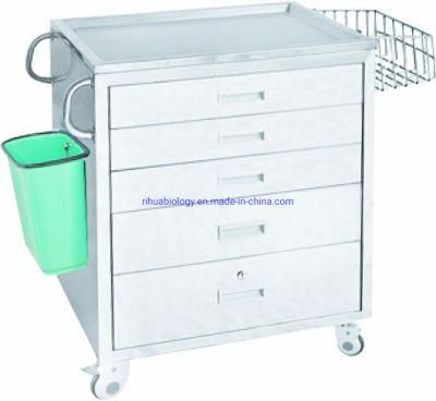 Rh-CRC16 Hospital Stainless Steel Drug Delivery Cart