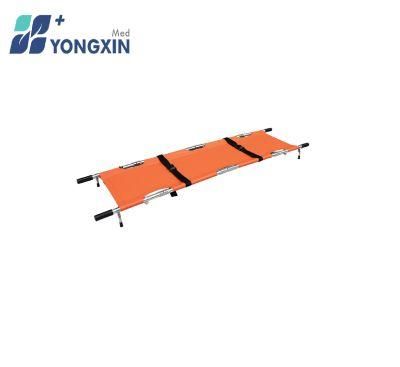 Yxz-D-D1 Four Fold Stretcher, Aluminum Alloy Foldaway Stretcher, First-Aid Strecher with Handles and Support Bars