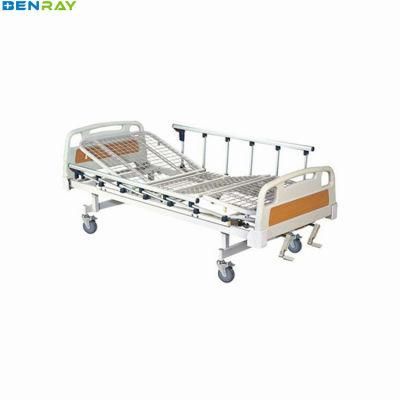 2-Functions 2-Crank Manual Bed Medical Equipment Hospital Furniture Hot Sale High-Quality