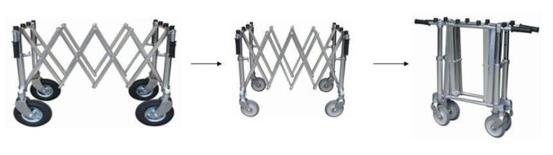 Coffin Trolley Mortuary Transfer Trolley Cadaver Stretcher Rd-413