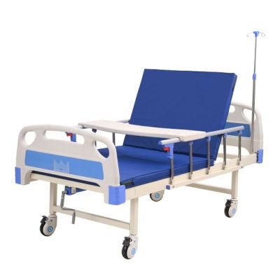 Hospital Furniture Good Quality ABS Single Crank Manual Bed