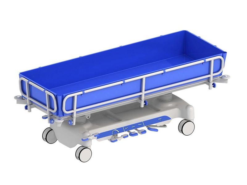 Hot Selling Hydraulic Bathing Transfer Stretcher Patient Transfer Stretcher Cart Hydraulic Hospital Patient Bath Trolley