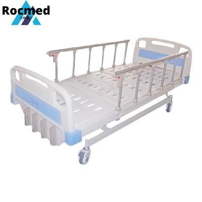 Medical Equipment Multi-Function Four Cranks Manual Patient Bed