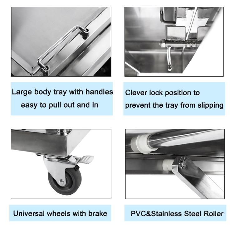 Roundfin Funeral Car Mortuary Transport Equipment Mortuary Scissor Body Lifter