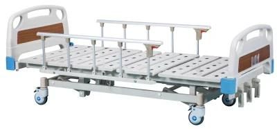 Three Function Manual Medical Hospital Bed Crank Bed Cheap Beds (Shuaner SAE-YC-3A)