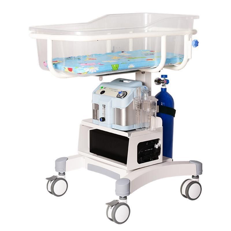 Hospital Veterinary Cot Medical Equipment Baby Transport with Caster