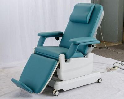 Electric Adjustable Hospital Medical Patient Blood Collection Donor Dialysis Chair