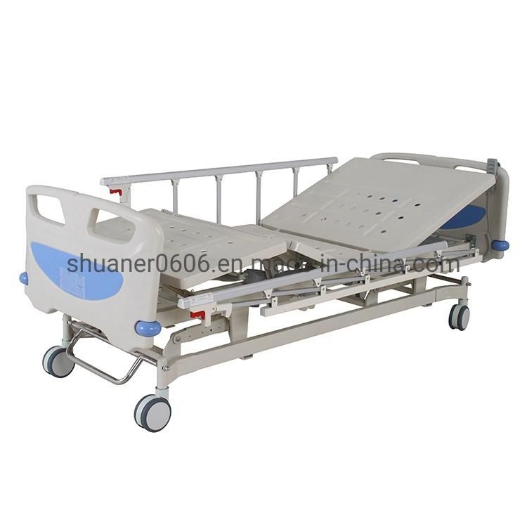 Five Functions Electric ICU Bed and Medical Patient Bed in Hospital (Shuaner B-5b)